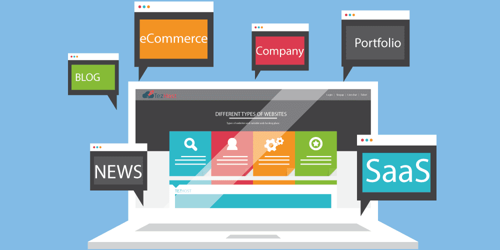 Common website types