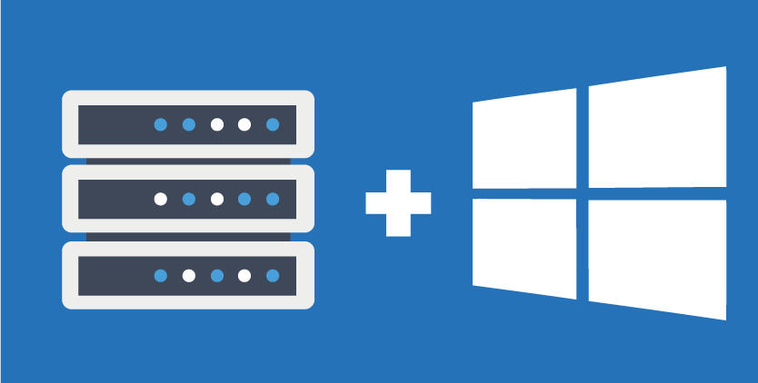 an image featuring VPS symbol with windows logo