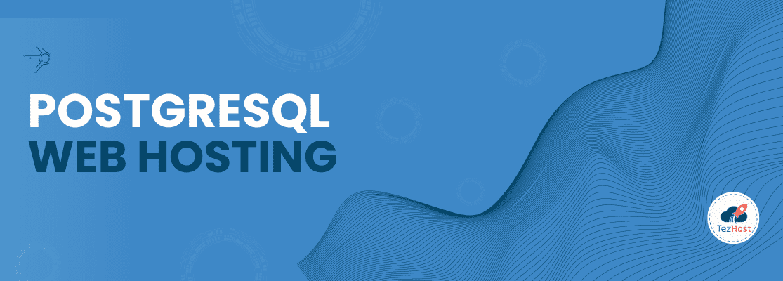 PostgreSQL Web Hosting plans banner